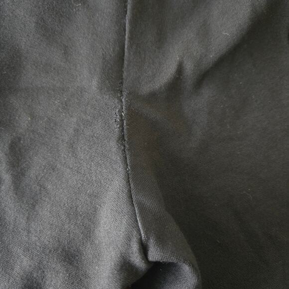 Ann Taylor Women's Mid Rise Faux Leather Side Strip Ankle Pant Black 6 - Picture 9 of 9